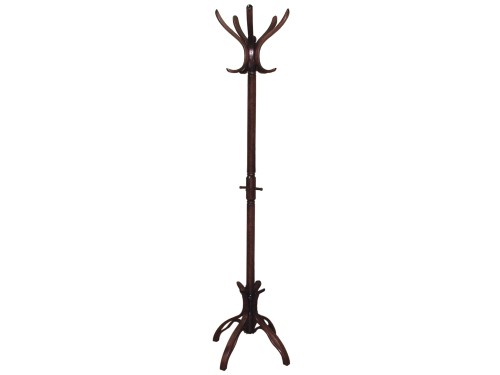 Вешалка напольная В 12Н махагон