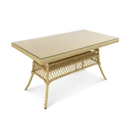 Стол ТИТУЛО Индийское дерево искусственный ротанг