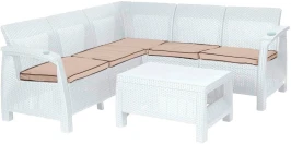 Мебель Tweet Диван угловой, белый