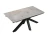 Стол DikLine SFE160 Керамика Italian Grey (глянец серый)/подстолье черное/опоры черные (2 уп.)
