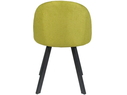 Обеденная группа (Стол Каспер и 4 стула Спайдер), ткань Канди Олива