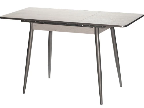 Стол М46 «Бостон» ДП1-01-10 900(1270)*600, ЛДСП:Дуб Самерсет, Н/стола прямые с ут. Металлик