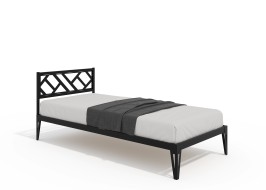 Кровать КМД 47 АЙРИС 900, черный