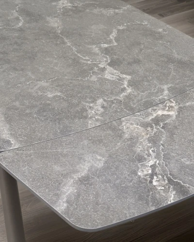 Стол RIVOLI 140 MATT LATTE STONE SOLID CERAMIC / TAUPE, ®DISAUR