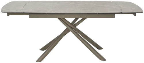 Стол RIVOLI 140 MATT LATTE STONE SOLID CERAMIC / TAUPE, ®DISAUR