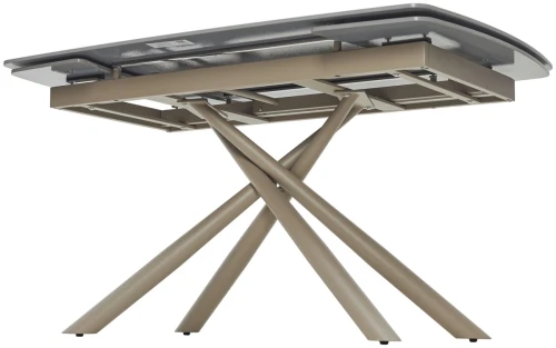 Стол RIVOLI 140 MATT LATTE STONE SOLID CERAMIC / TAUPE, ®DISAUR