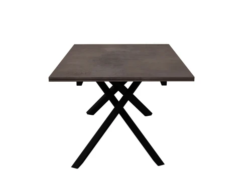 Стол DikLine DX140 Хромикс бронза/опоры черные (2 уп.)