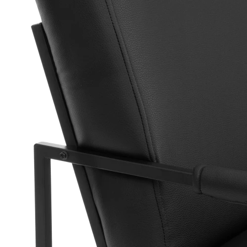 Диван Charli LUX/Чарли Люкс экокожа , Sharp Чёрный