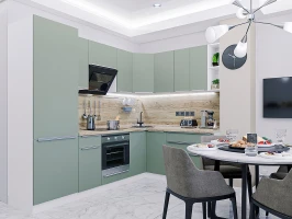 Готовый кухонный гарнитур Фьюжн-04 Silky Mint
