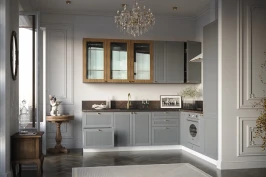 Кухонный гарнитур Моцарт 2600х2400 Монблан Софт МФД угловая Кухонный гарнитур Моцарт 2600х2400 Монблан Софт МФД угловая