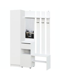 Прихожая Бали, Белый. Комплект 1