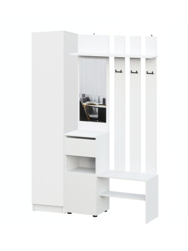 Прихожая Бали, Белый. Комплект 1