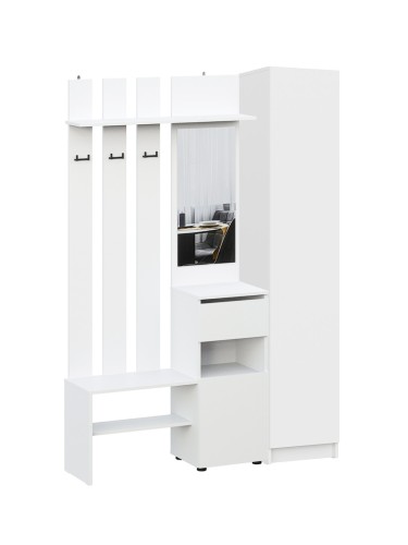 Прихожая Бали, Белый. Комплект 1