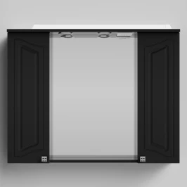 Зеркало Адам 90, черный глянец