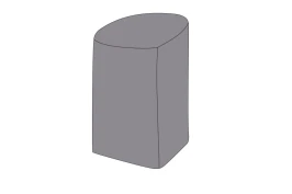 Защитный чехол на стул барный Марсель/Бордо, 59×70,5×107 см, цвет темно-серый