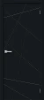 Межкомнатная дверь BRAVO Граффити-5 Total Black