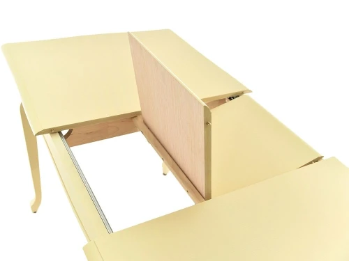 Обеденная группа (Стол Кабриоль и 4 стула Кабриоль), слоновая кость