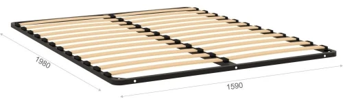 Кроватное основание 159х198 см (разб) с кронштейнами без опор