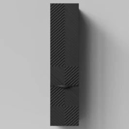 Пенал Эйфория 35 F4, пример RAL 9005 Чёрный янтарь, матовая, подвесной, правый