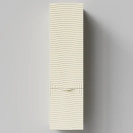 Пенал Эйфория 40 F5, пример RAL 1015 Светлая слоновая кость, матовая, подвесной, правый