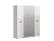 Шкаф четырехстворчатый Нэнси New, Белый глянец холодный