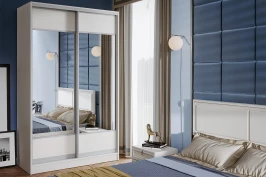 Шкаф-купе Тринити 9 1,35 м, Сандал светлый