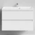 Тумба Бест 90  подвесной, белый глянец Vodok с раковиной в комплекте