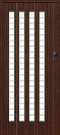 Межкомнатная складная дверь BRAVO Браво-011 Венге