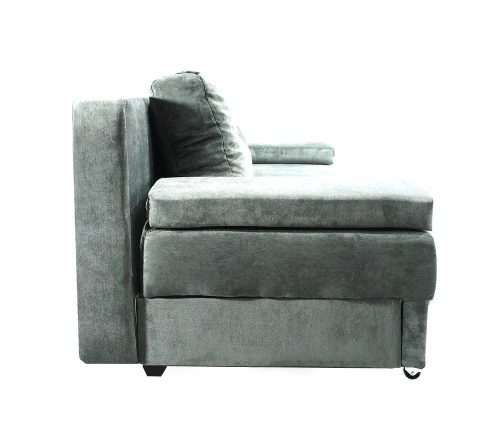 Диван-еврокнижка Амстердам мини люкс серый