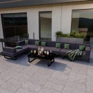 Лаунж зона TESORA антрацит - каркас карбон Лаунж зона TESORA антрацит - каркас карбон