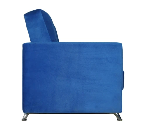 Диван Престиж Люкс 120 велюр синий