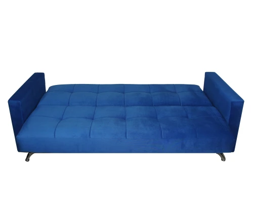 Диван Престиж Люкс 120 велюр синий