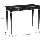 Консоль Васко В 91Н  венге/серебро