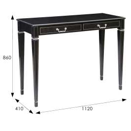 Консоль Васко В 91Н  венге/серебро