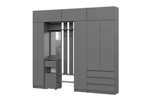 Прихожая Бали, Графит. Комплект 19