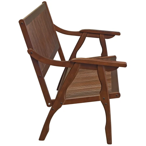 Диван-скамья Массив решетка, каркас орех