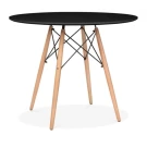 Стол круглый ЭЙМС-1000 «EAMES 1000» черного цвета