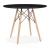 Стол круглый ЭЙМС-1000 «EAMES 1000» черного цвета
