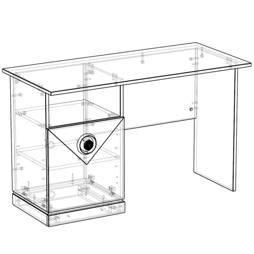 Стол Капри 1200, бежевый