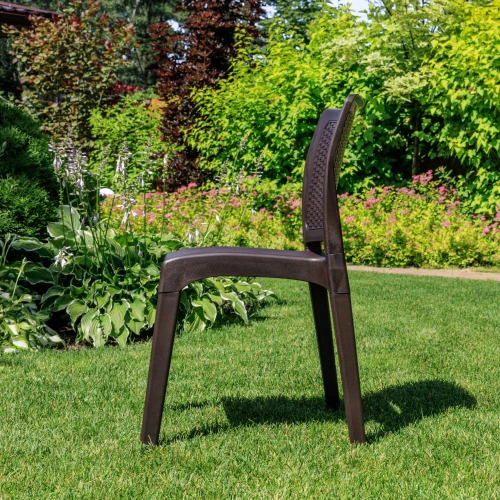 Обеденный стул JULY коричневый