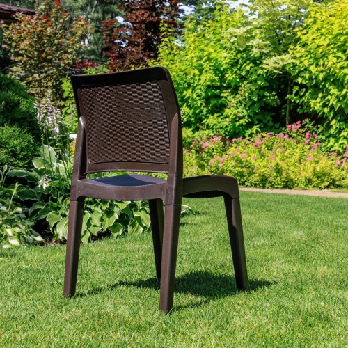 Обеденный стул JULY коричневый