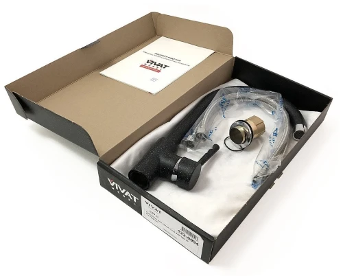 Смеситель для кухни 320/180 1Р МатЧерный