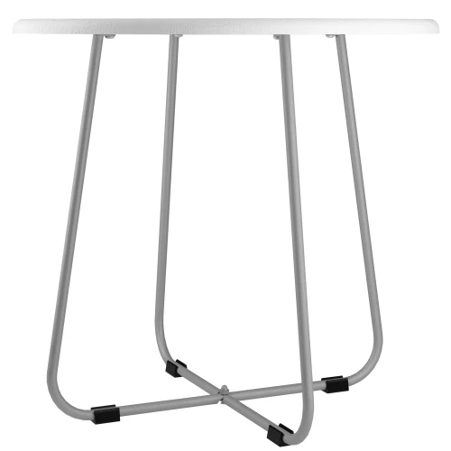 Стол журнальный BeautyStyle 14 белый/металик