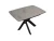 Стол DikLine DKB110, Керамика Italian Grey (глянец серый)/подстолье черное/опоры черные