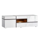 Тумба ТВ Мадера, Белый глянец холодный Тумба ТВ Мадера, Белый глянец холодный