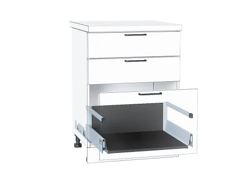 Ящик высокий POWER BOX2 с рейлингом Graphite 199*568*447