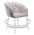 Стул DikLine 442 поворотный, M02 бежевый, ножки белые