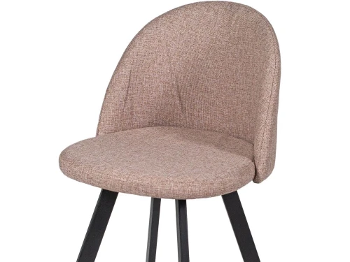 Обеденная группа (Стол Каспер и 4 стула Спайдер), ткань рогожка Кэмел