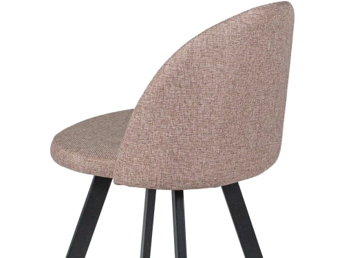 Обеденная группа (Стол Каспер и 4 стула Спайдер), ткань рогожка Кэмел