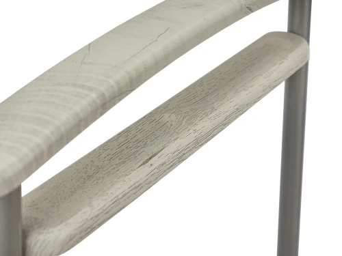 Вешалка костюмная Верис 4 металлик/дуб дымчатый